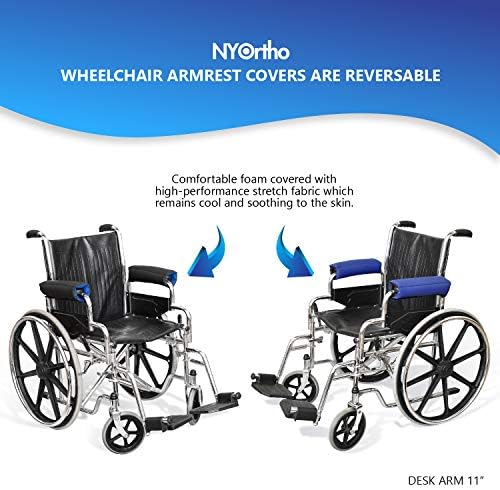 זרוע-שאר כיסוי כרית רפידות-עבור כיסא גלגלים או משרד כיסא החלקה כיסוי עמיד למים חומר |סט של 2 11 אינץ